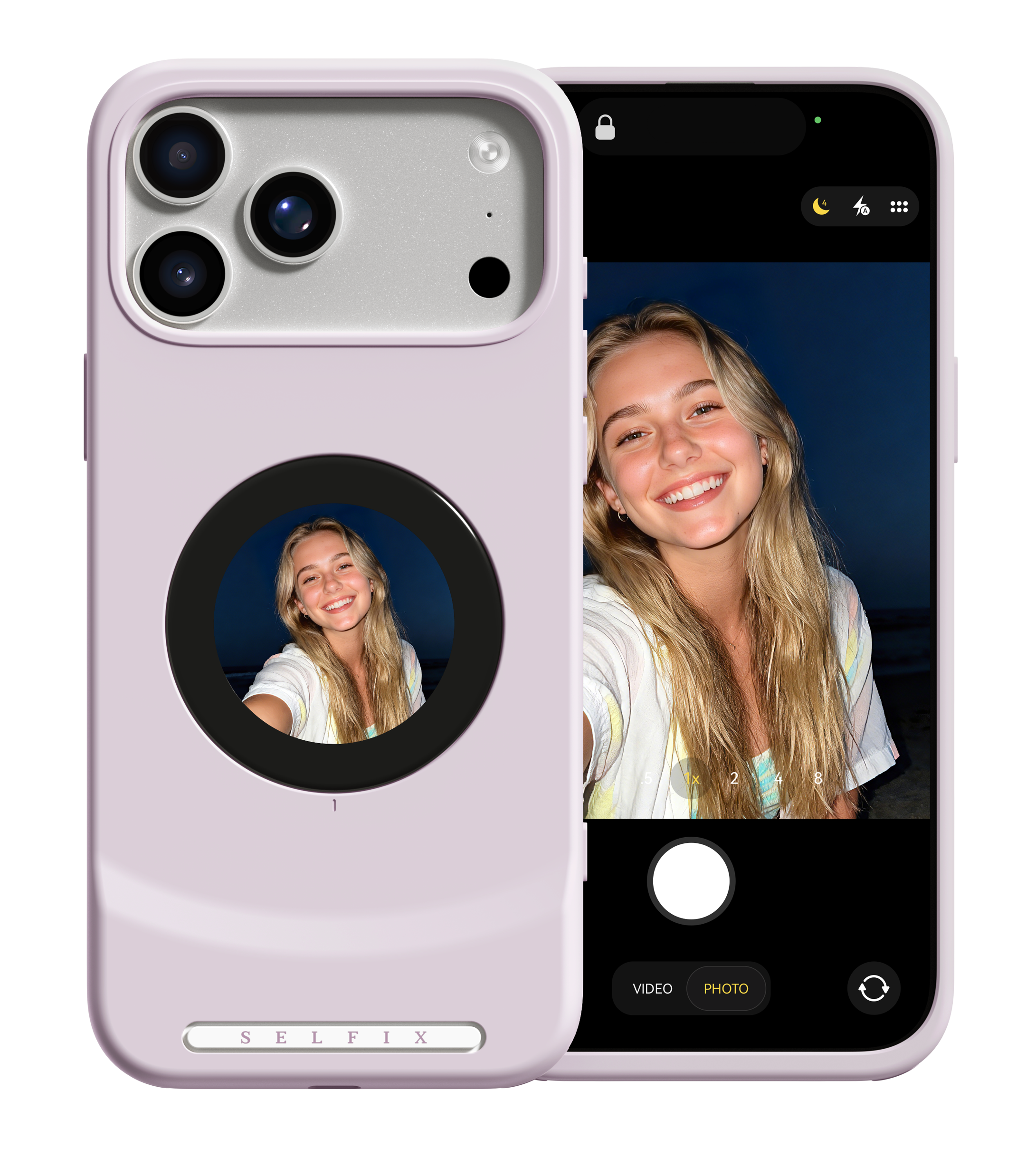 With Selfix (Using Rear Camera)