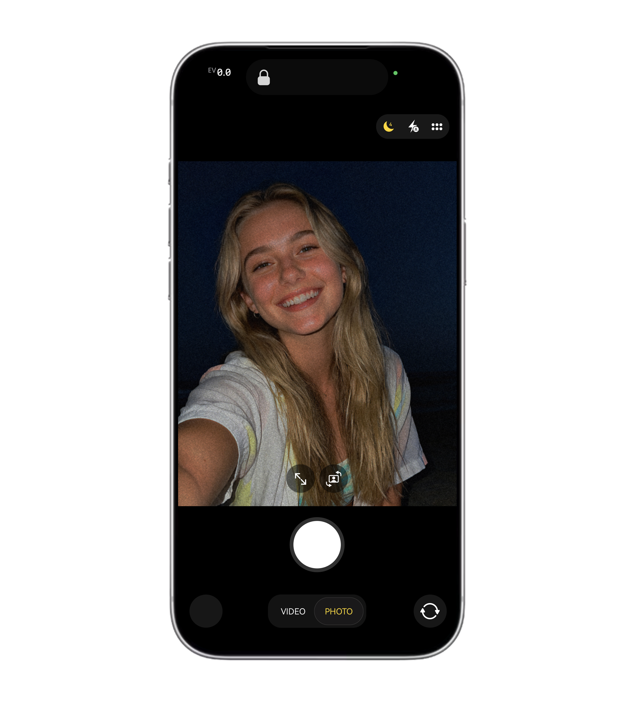 Standard iPhone Selfie (Front Camera)