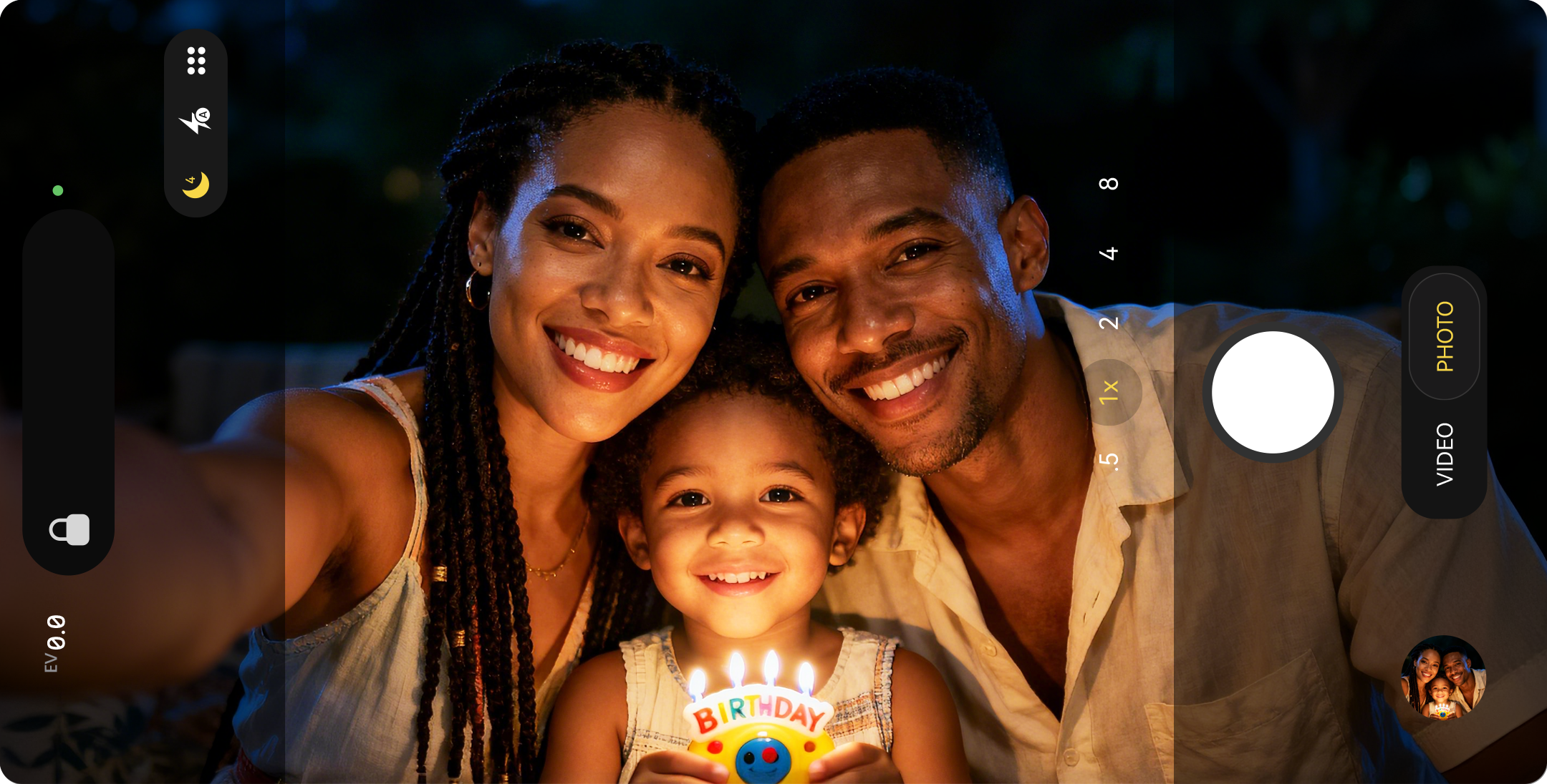 Brilliant, Even in Low Light.